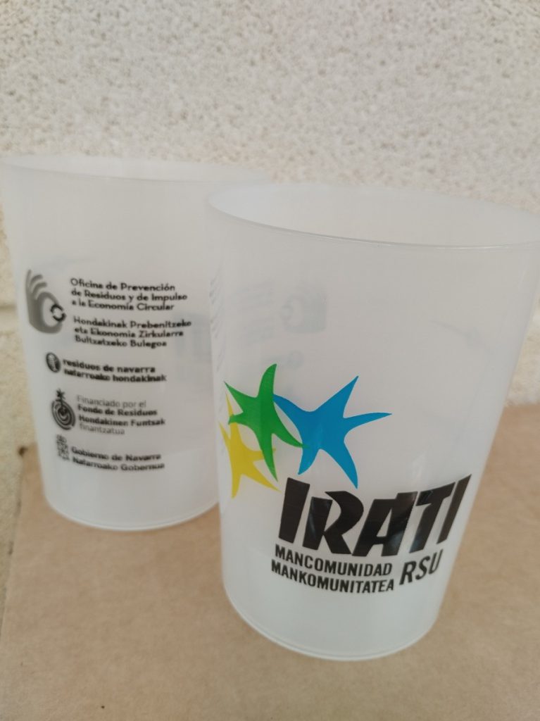 Vasos reutilizables Edalontziak